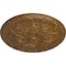 Ekena Millwork Granada Ceiling Medallion (Fits Canopies up to 4 1/4"), 15 3/4"OD x 5/8"P, Smokey Topaz Crackle CM16GASTC - alternate 2